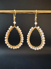 Load image into Gallery viewer, Gemstone Maxi teardrop earrings