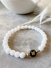 Load image into Gallery viewer, Semi Precious Stone Stretch Bracelets with accent beads