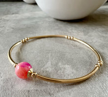 Load image into Gallery viewer, Gold Filled 8mm Gemstone Bracelet