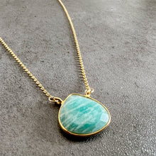 Load image into Gallery viewer, Trillion Gemstone Necklace
