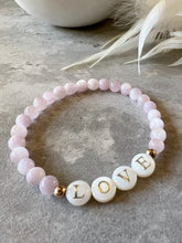 Load image into Gallery viewer, Semi Precious Stone Stretch Bracelets with accent beads