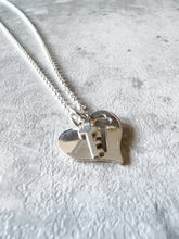 Load image into Gallery viewer, Sterling Silver “Key to my Heart” Necklace