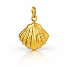 Load image into Gallery viewer, Midi Shell gold charms