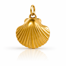 Load image into Gallery viewer, Midi Shell gold charms