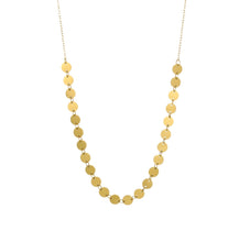 Load image into Gallery viewer, Gold Sequin disc necklace