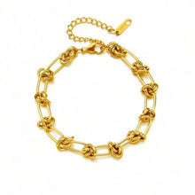 Load image into Gallery viewer, Knot link Stainless Steel bracelet