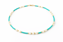 Load image into Gallery viewer, Boho Freshwater Pearl Beaded 16”/18” Necklace