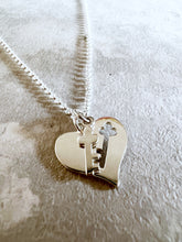 Load image into Gallery viewer, Sterling Silver “Key to my Heart” Necklace