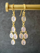 Load image into Gallery viewer, Ira Chandelier 5 gem cascading Earrings