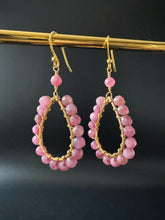 Load image into Gallery viewer, Gemstone Midi teardrop earrings