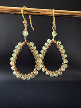 Load image into Gallery viewer, Gemstone Midi teardrop earrings