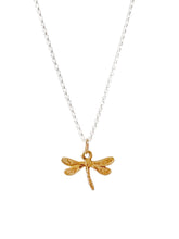 Load image into Gallery viewer, Dragonfly Sterling Silver Necklace