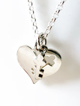 Load image into Gallery viewer, Sterling Silver “Key to my Heart” Necklace