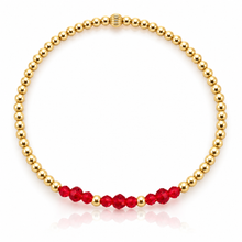 Load image into Gallery viewer, Sterling Silver and Gold Fill Beaded Bracelets created with Swarovski crystals