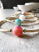 Load image into Gallery viewer, Gold Filled 8mm Gemstone Bracelet