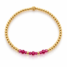 Load image into Gallery viewer, Sterling Silver and Gold Fill Beaded Bracelets created with Swarovski crystals