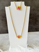 Load image into Gallery viewer, Gold Boho “Summer Vibes” Sunburst Necklace & Bracelet- 2 colours