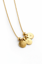 Load image into Gallery viewer, Personalised Disc Bead Pendant Necklace