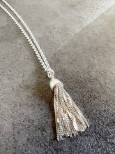 Load image into Gallery viewer, Tassel Sterling Silver Necklace