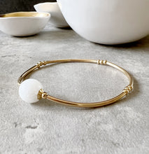 Load image into Gallery viewer, Gold Filled 8mm Gemstone Bracelet