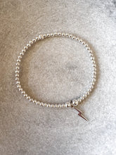 Load image into Gallery viewer, Lightning Bolt charm Beaded Bracelet