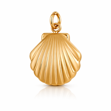 Load image into Gallery viewer, Midi Shell gold charms