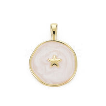 Load image into Gallery viewer, Gold Boho "Summer Vibes" Star Enamel Pendant Necklace - 4 colours