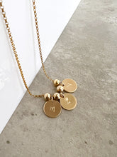 Load image into Gallery viewer, Personalised Disc Bead Pendant Necklace