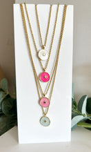 Load image into Gallery viewer, Gold Boho "Summer Vibes" Star Enamel Pendant Necklace - 4 colours