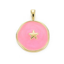 Load image into Gallery viewer, Gold Boho "Summer Vibes" Star Enamel Pendant Necklace - 4 colours