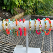 Load image into Gallery viewer, Santorini Colourful 6mm Bracelet