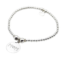 Load image into Gallery viewer, “A Mother’s Love” Mum Charm Beaded Bracelet