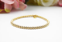 Load image into Gallery viewer, Gold Filled Simplicity Plain Ball Bead Bracelet