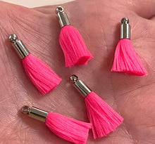 Load image into Gallery viewer, Neon Mini Tassel Bead Bracelet