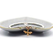 Load image into Gallery viewer, Bee Charm Beaded Bracelet