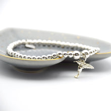 Load image into Gallery viewer, Hummingbird charm Bead Bracelet