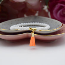 Load image into Gallery viewer, Neon Mini Tassel Bead Bracelet