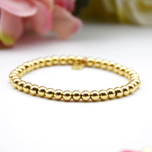 Load image into Gallery viewer, Gold Filled Simplicity Plain Ball Bead Bracelet