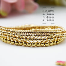 Load image into Gallery viewer, Gold Filled Simplicity Plain Ball Bead Bracelet