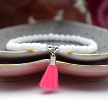 Load image into Gallery viewer, Neon Mini Tassel Bead Bracelet