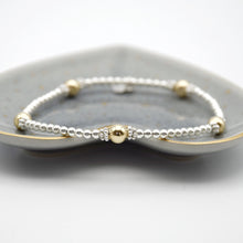 Load image into Gallery viewer, Sterling Silver and Gold Filled Simplicity Satellite Bracelet