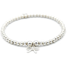 Load image into Gallery viewer, Bow Charm Beaded Bracelet