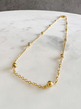 Load image into Gallery viewer, Gold Boho “Summer Vibes” Plain Satellite Necklace