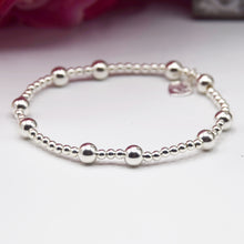 Load image into Gallery viewer, Sterling Silver Chunky 6mm Simplicity Satellite Bracelet