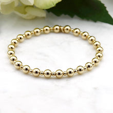 Load image into Gallery viewer, Gold Filled 2.5mm/6mm Ball Simplicity Stacking Bracelet