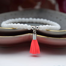Load image into Gallery viewer, Neon Mini Tassel Bead Bracelet