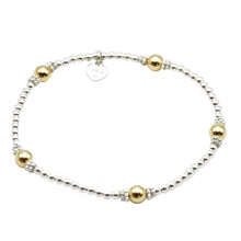 Load image into Gallery viewer, Sterling Silver and Gold Filled Simplicity Satellite Bracelet