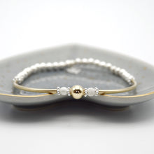Load image into Gallery viewer, Sterling Silver and Gold Filled Simplicity Big Ball Bracelet