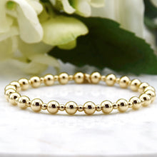 Load image into Gallery viewer, Gold Filled 2.5mm/6mm Ball Simplicity Stacking Bracelet