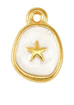 Load image into Gallery viewer, Gold Boho "Summer Vibes" Starfish Enamel Pendant Necklace - 4 colours